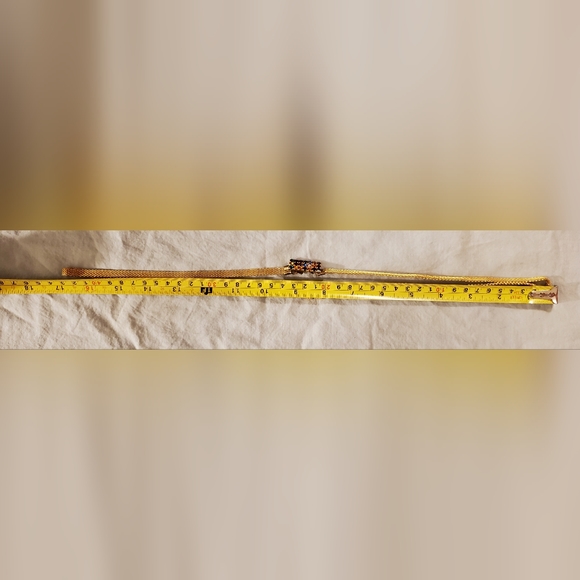 Vintage Rhinestone Coloured Adjustable Belt - Picture 4 of 4